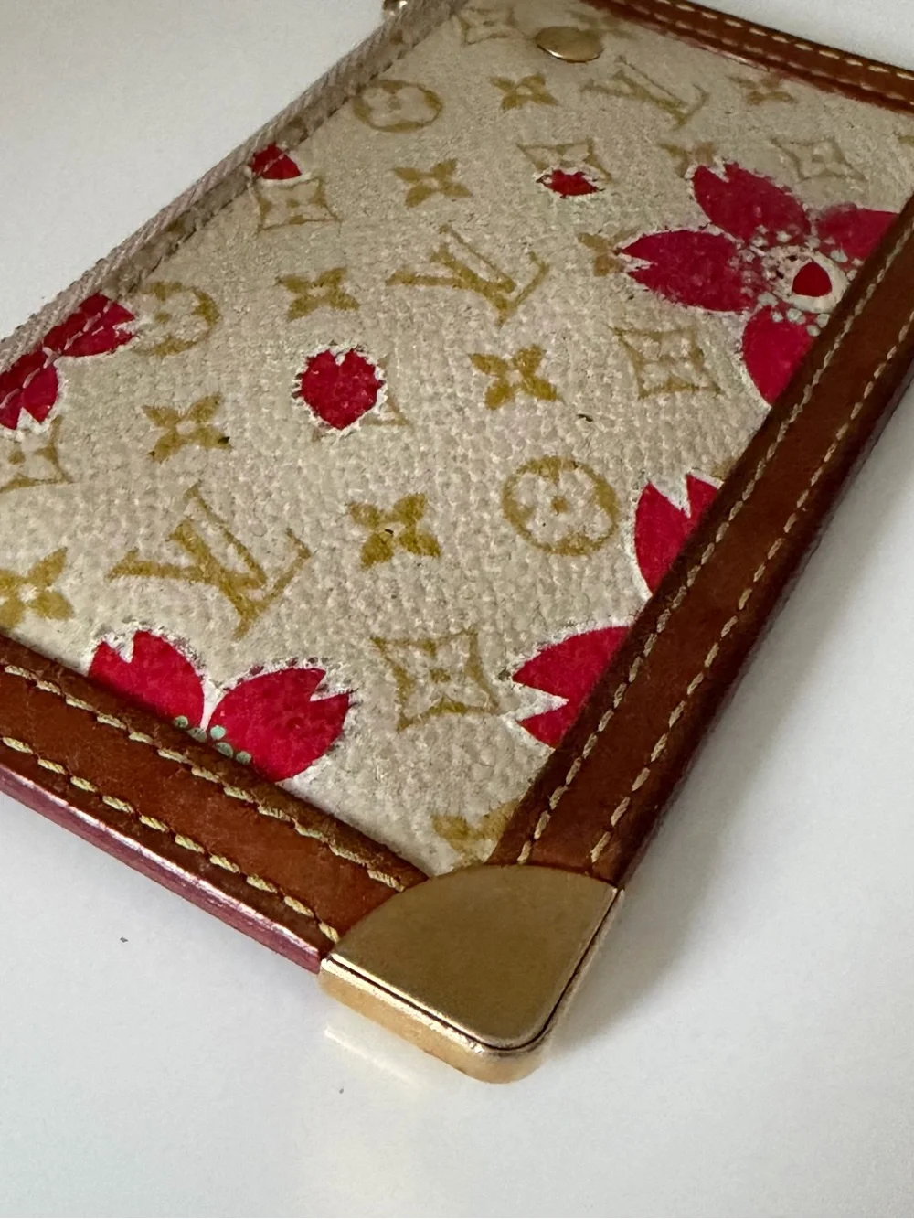 Louis Vuitton Murakami Cherry Blossom Coin Pouch / Key Pouch – Collector Piece